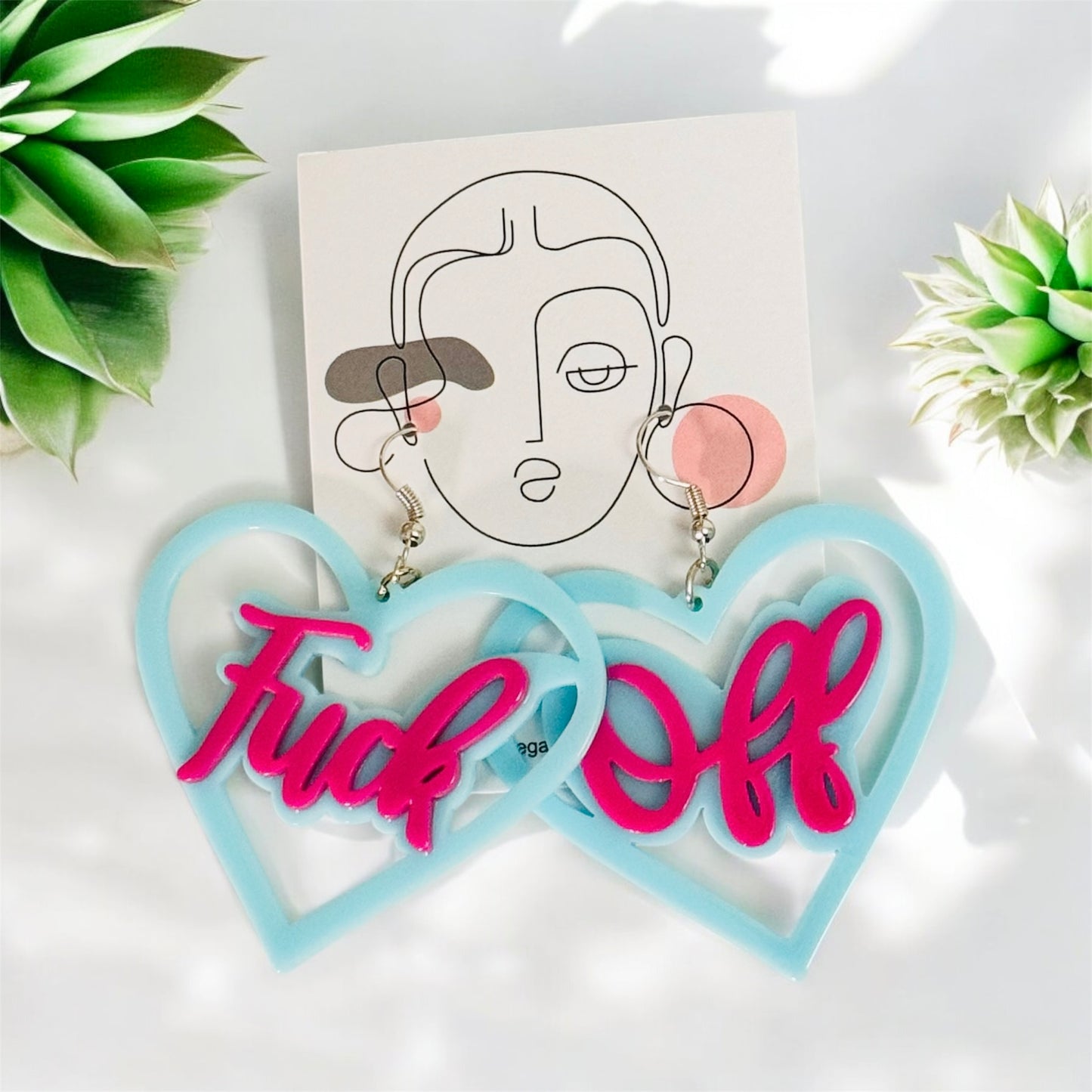 Fuck Off Earrings