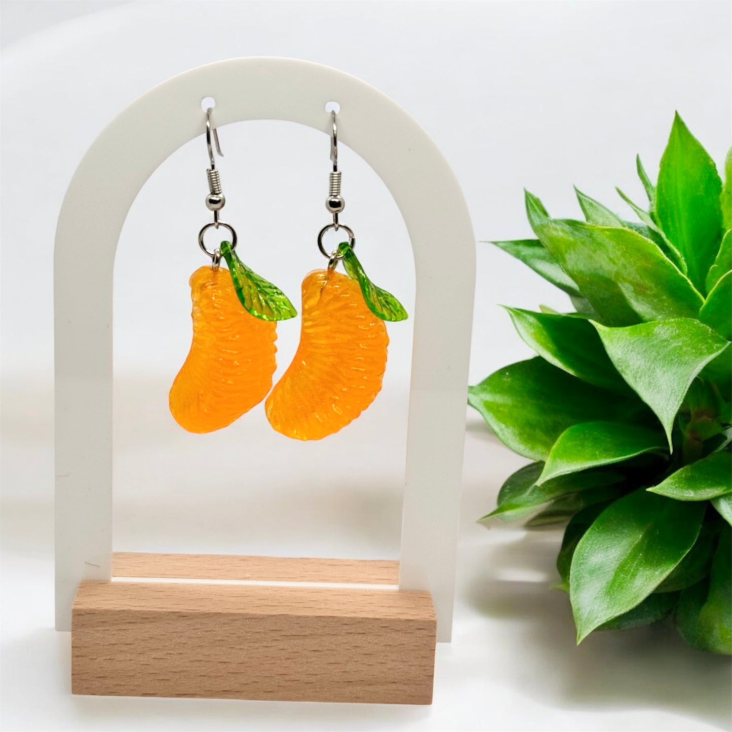 Orange Earrings