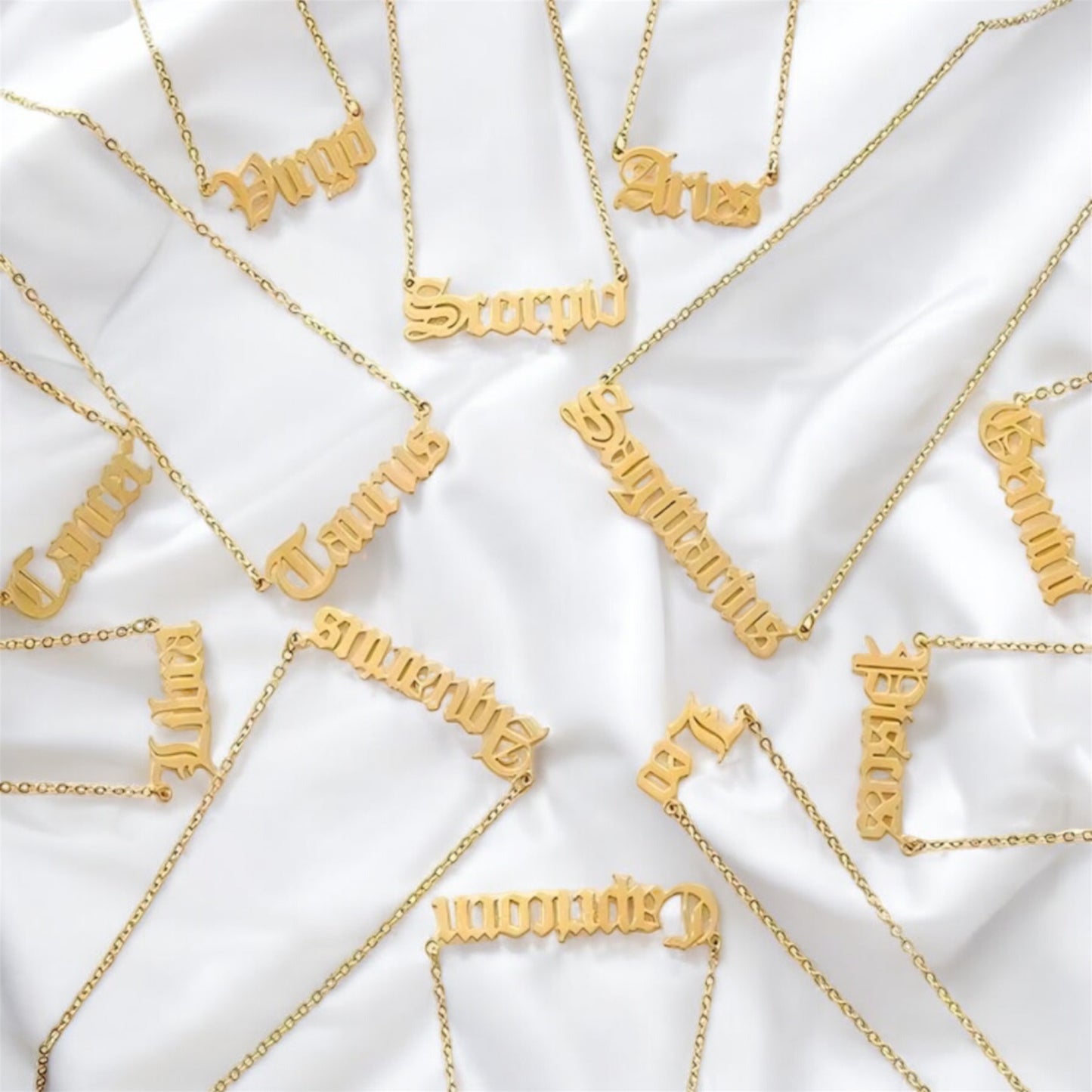 Star Sign Necklace - Gold/Silver