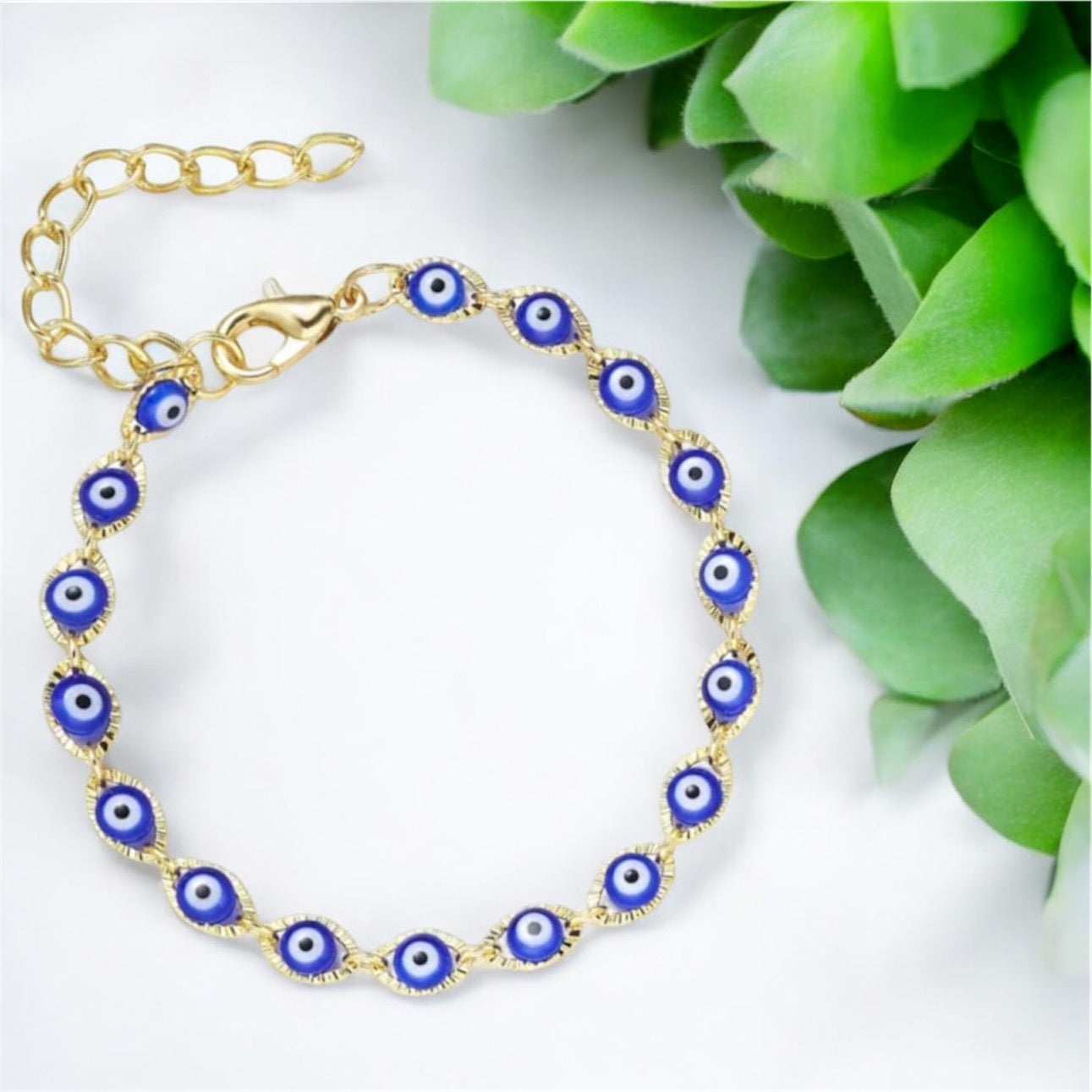 Evil Eye Bracelet (Gold)