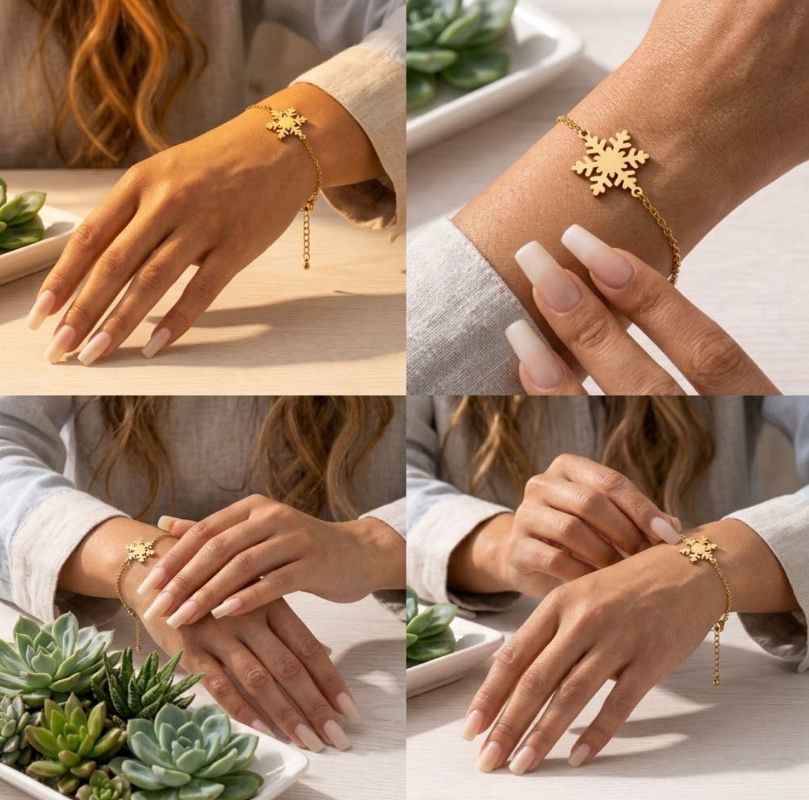 Snowflake Shaped Bracelet