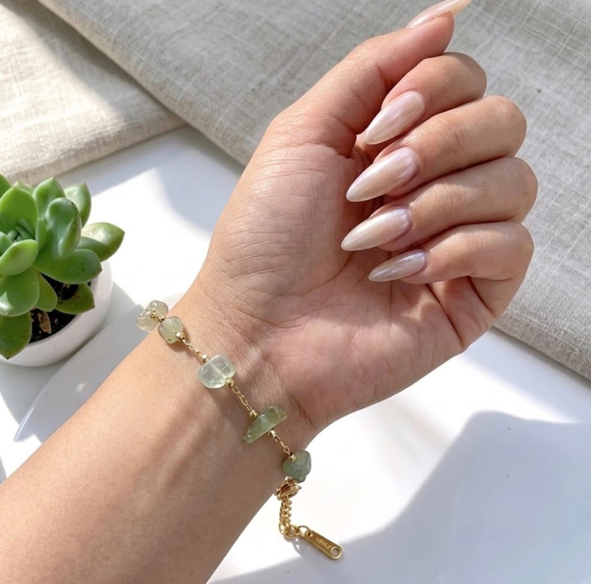 Emerald Crystal Stone Bracelet