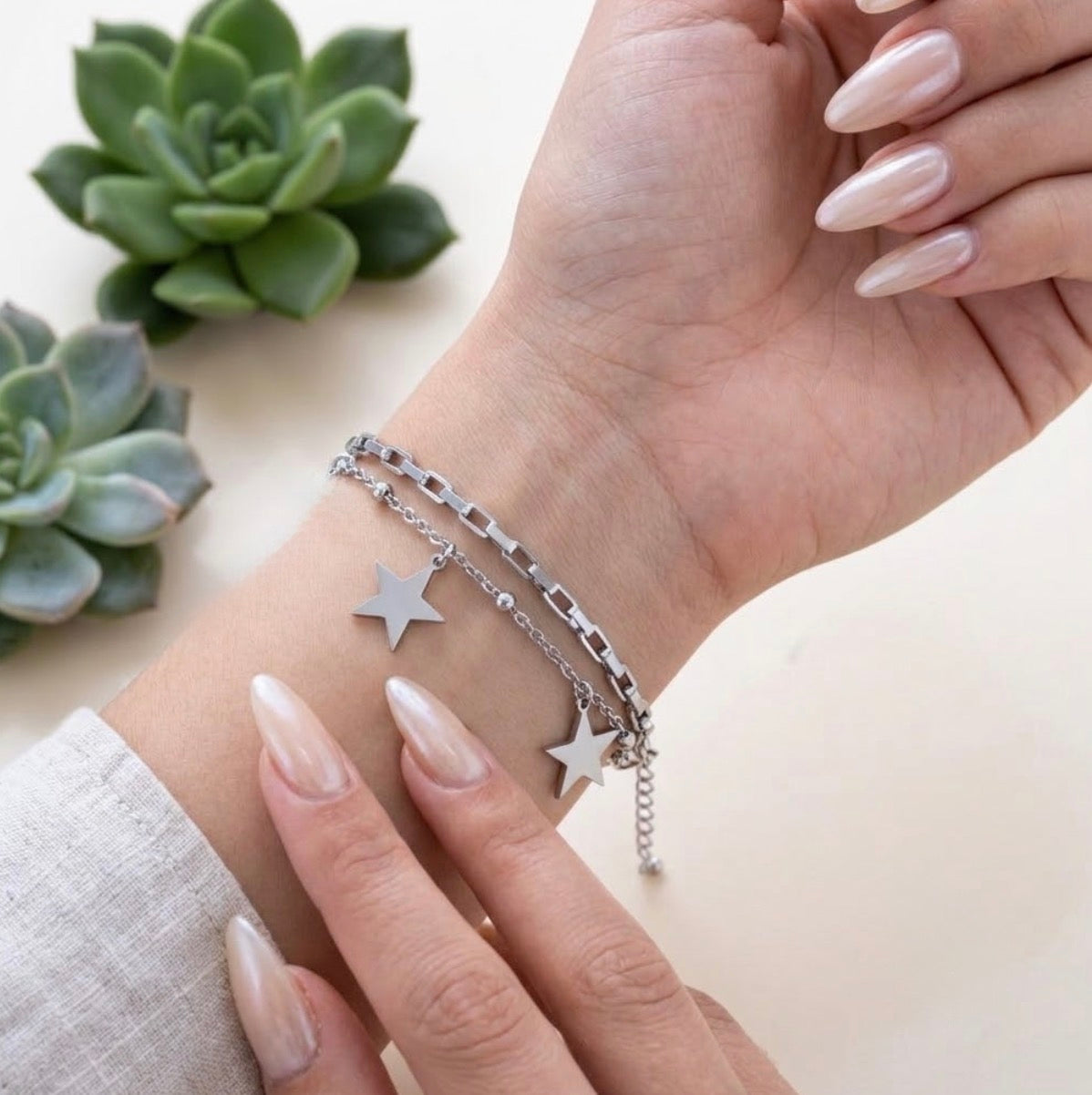 Star Double Layer Bracelet