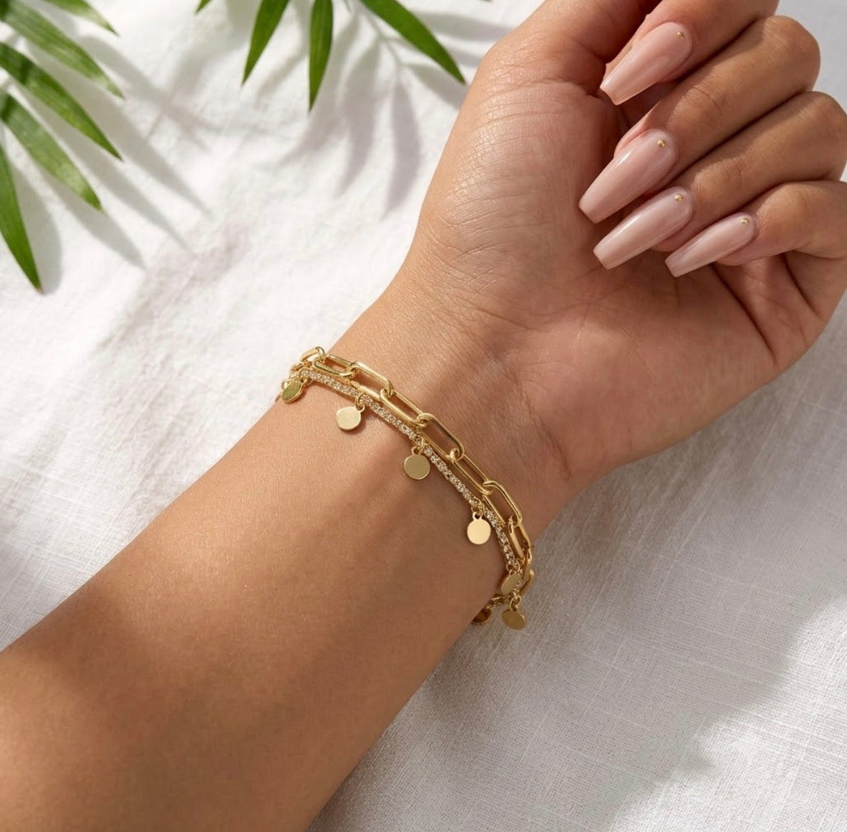 Chic Boho Double Layer Bracelet