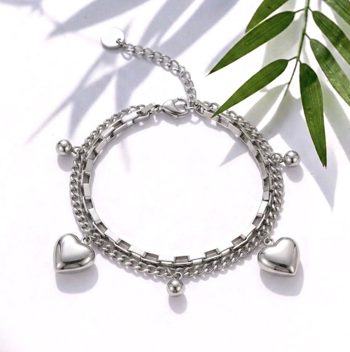 Heart Double Layer Bracelet