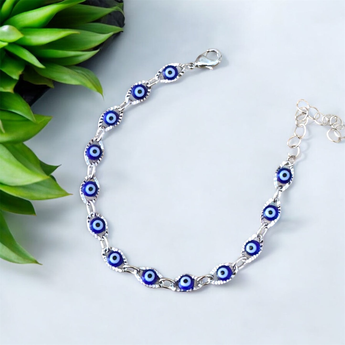 Evil Eye Bracelet (Silver)