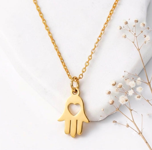 Hamsa Hand Pendant Necklace