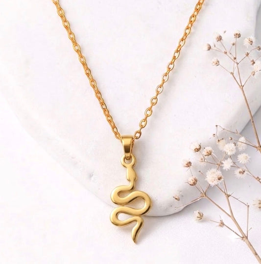 Snake Pendant Necklace