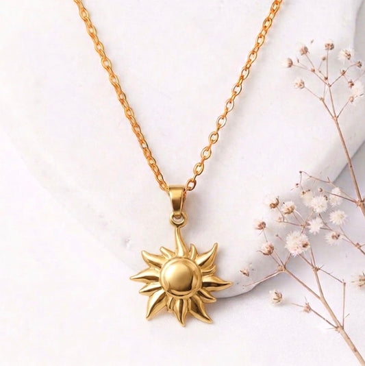 Sun Pendant Necklace