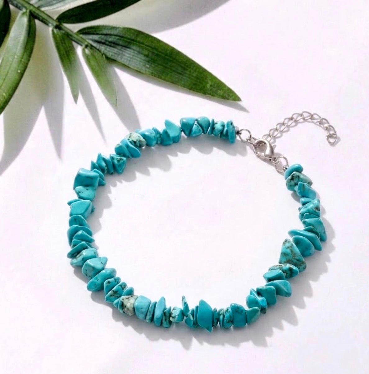 Turquoise Stone Anklet