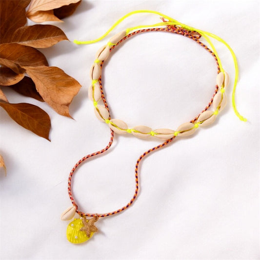 Shell & Charms Layered Necklace