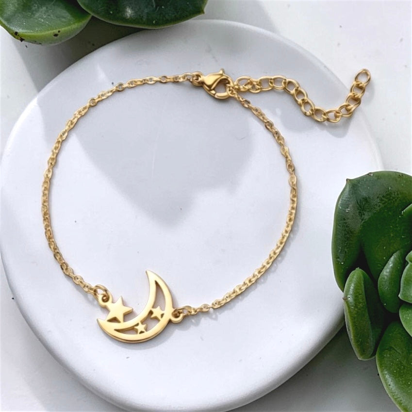 Moon & Star Bracelet