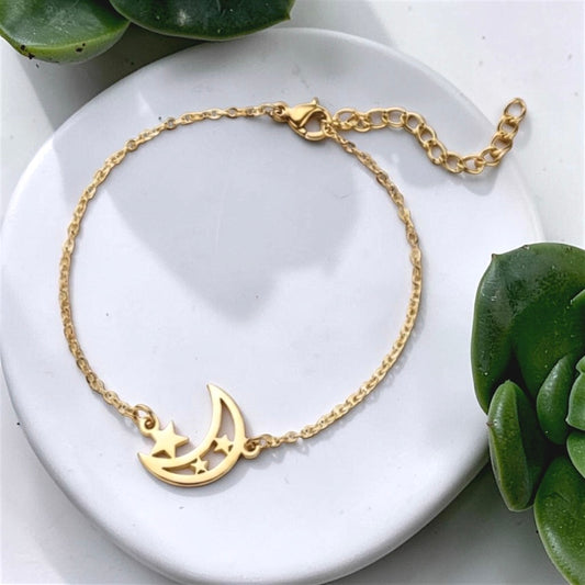 Moon & Star Bracelet
