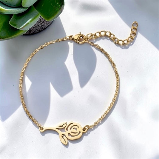 Elegant Rose Bracelet
